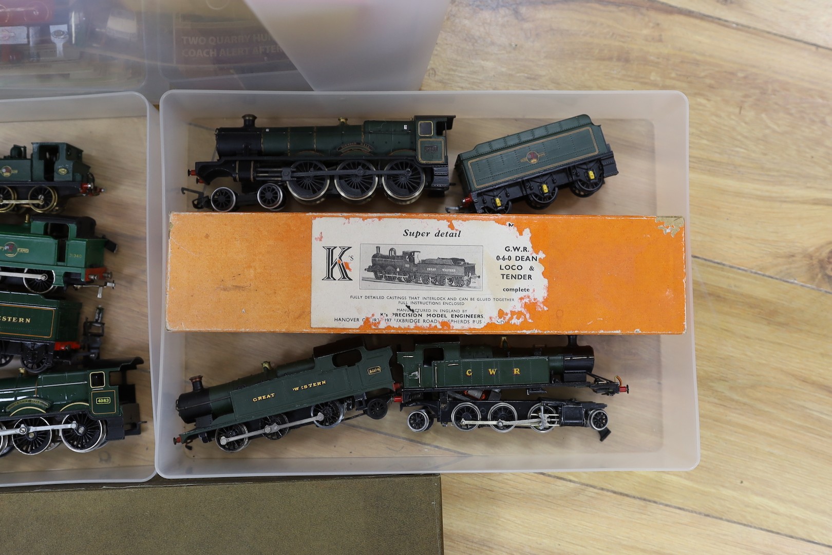 Kit built 00 gauge locomotives and tenders, others including Graham Farish, Triang, rolling stock etc.